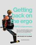 SHP’s 6 stage process to getting back on the ergo
